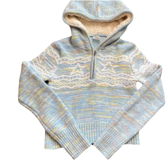 No Boundaries Other - NEW No Boundaries Girls Sherpa Lined Sweater Size Small 4-6